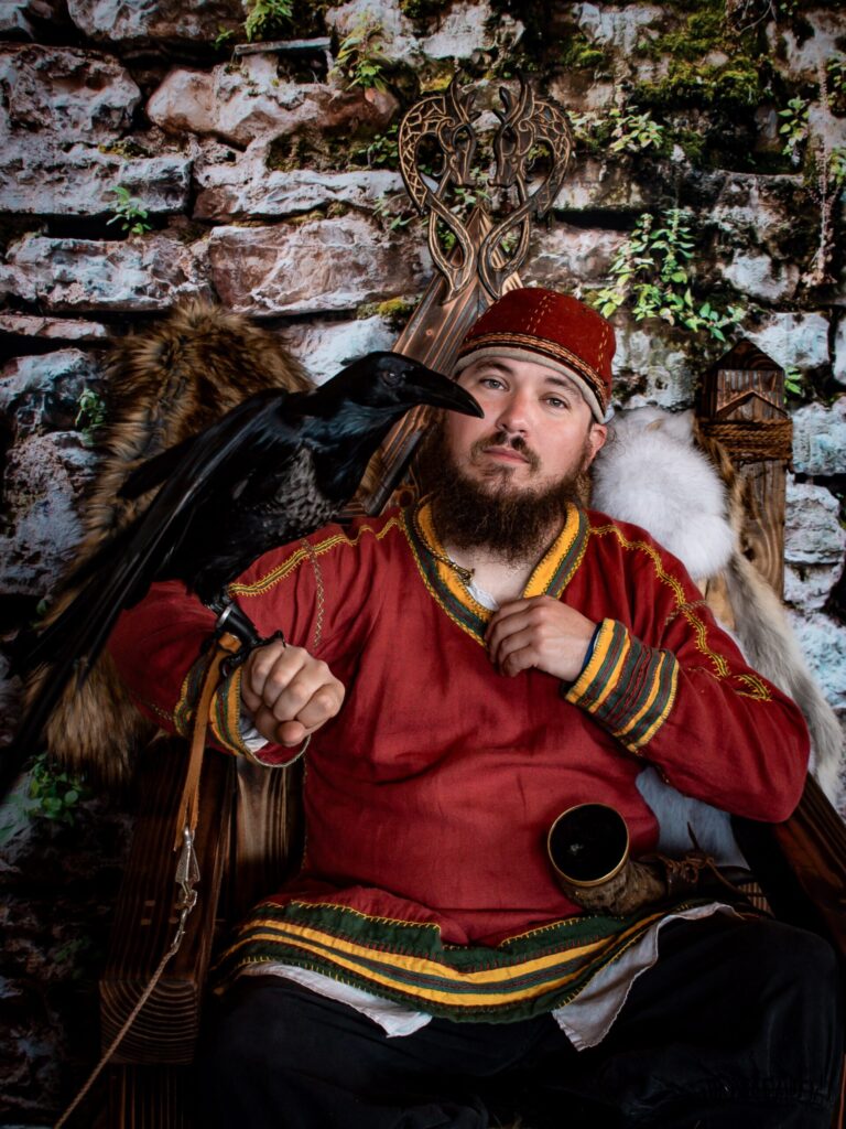 Jarl Bjorn of SAVGR with a Raven